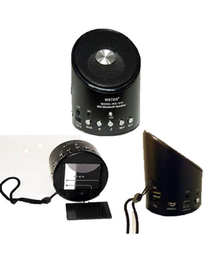 Wireless Speaker WSQ10 Μαύρο MAD GAMES